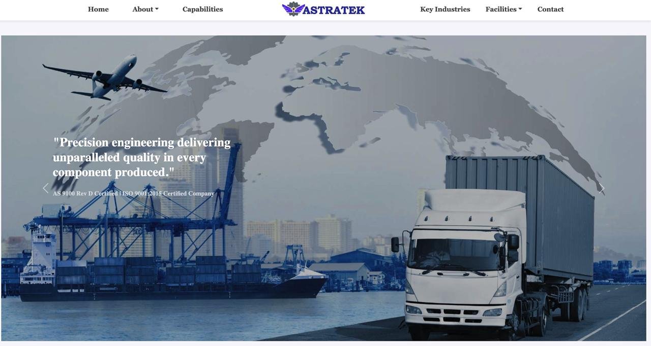 Astratek Website