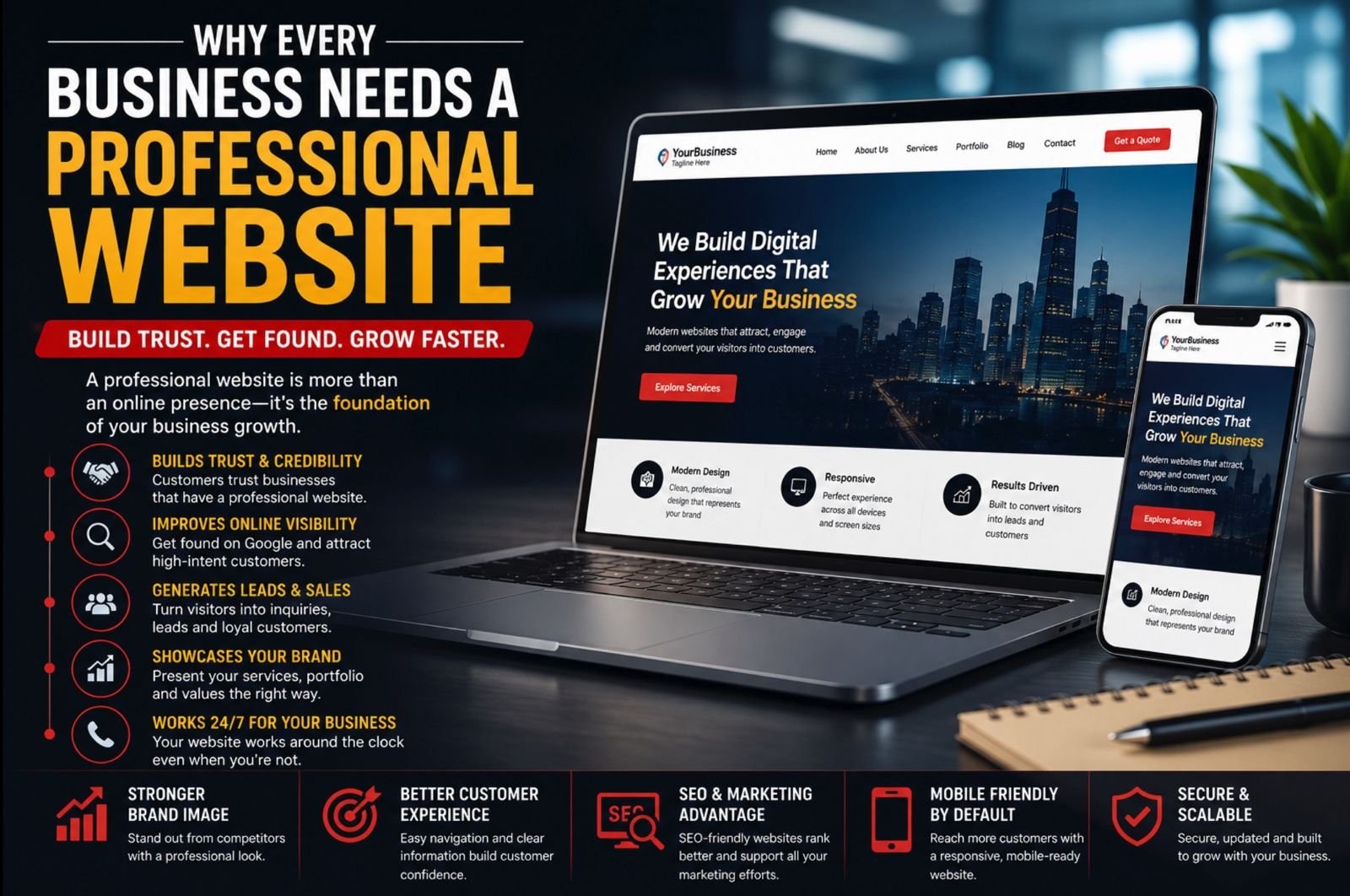 Uses of webistes in business